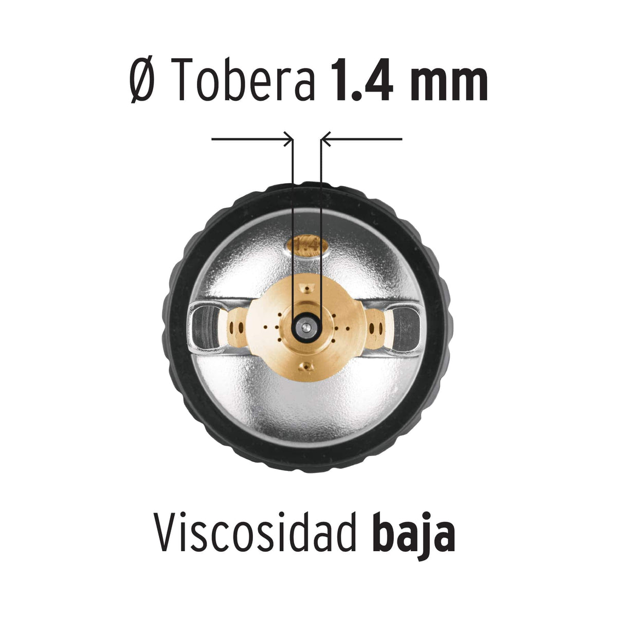 PISTOLA PARA PINTAR 36PSI GRAVEDAD TRUPER