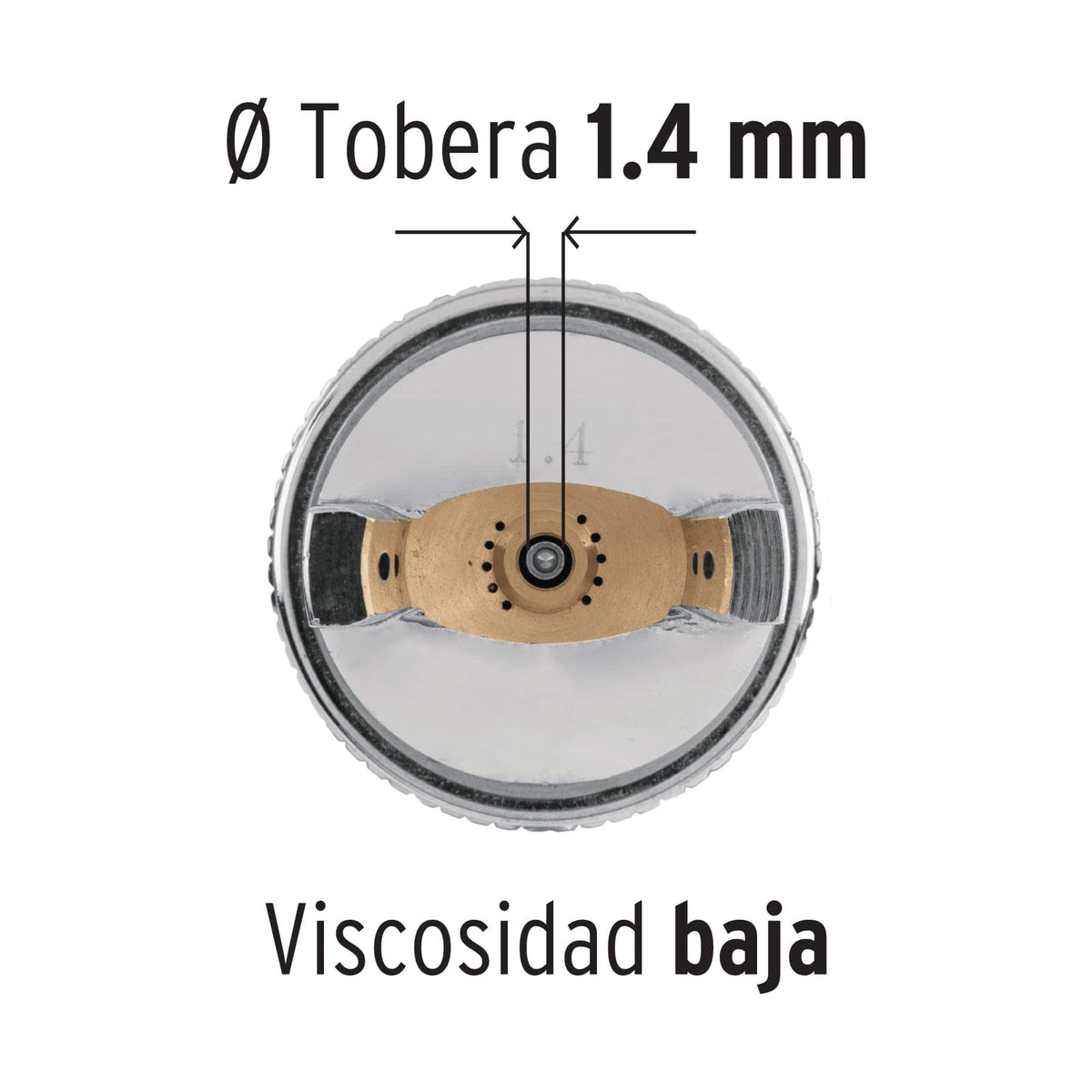 PISTOLA PARA PINTAR 50PSI GRAVEDAD PIPI-440 TRUPER