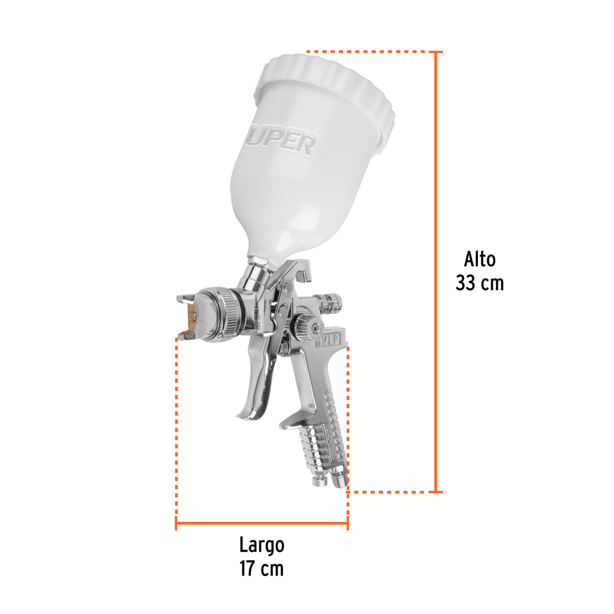 PISTOLA PARA PINTAR 50PSI GRAVEDAD PIPI-442 TRUPER