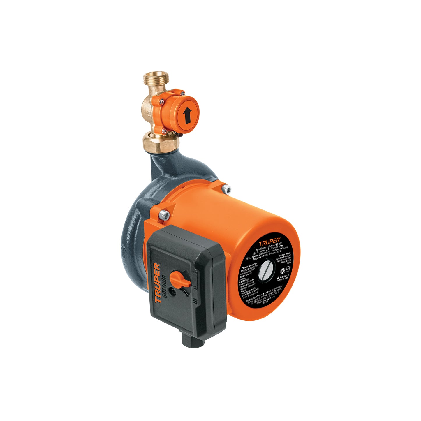 BOMBA PARA AGUA 1/3-HP TRUPER CON PRESURIZADOR CON SENSOR