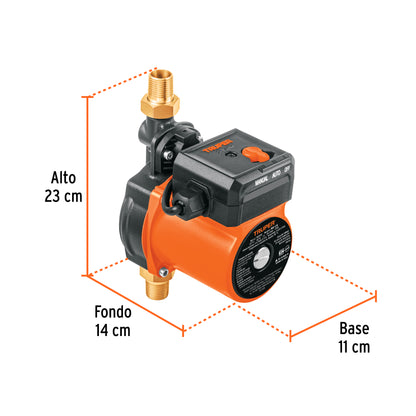 BOMBA PARA AGUA 1/6-HP TRUPER CON PRESURIZADOR