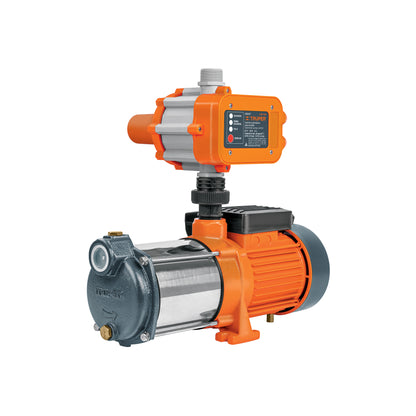 BOMBA PARA AGUA 1-1/3-HP TRUPER CON PRESURISADOR Y CONTROL