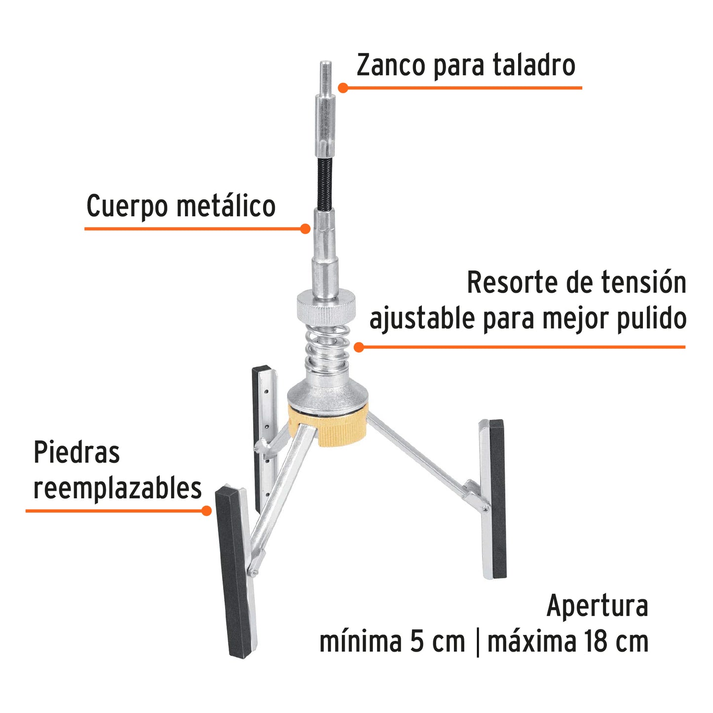 HERRAMIENTA PARA HORNEAR CILINDROS MOTOR TRUPER
