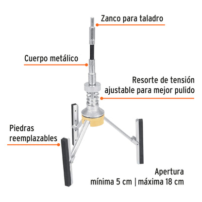 HERRAMIENTA PARA HORNEAR CILINDROS MOTOR TRUPER
