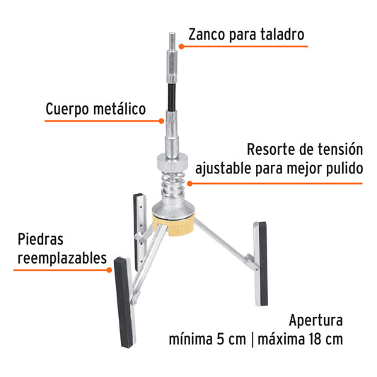 HERRAMIENTA PARA HORNEAR CILINDROS MOTOR TRUPER