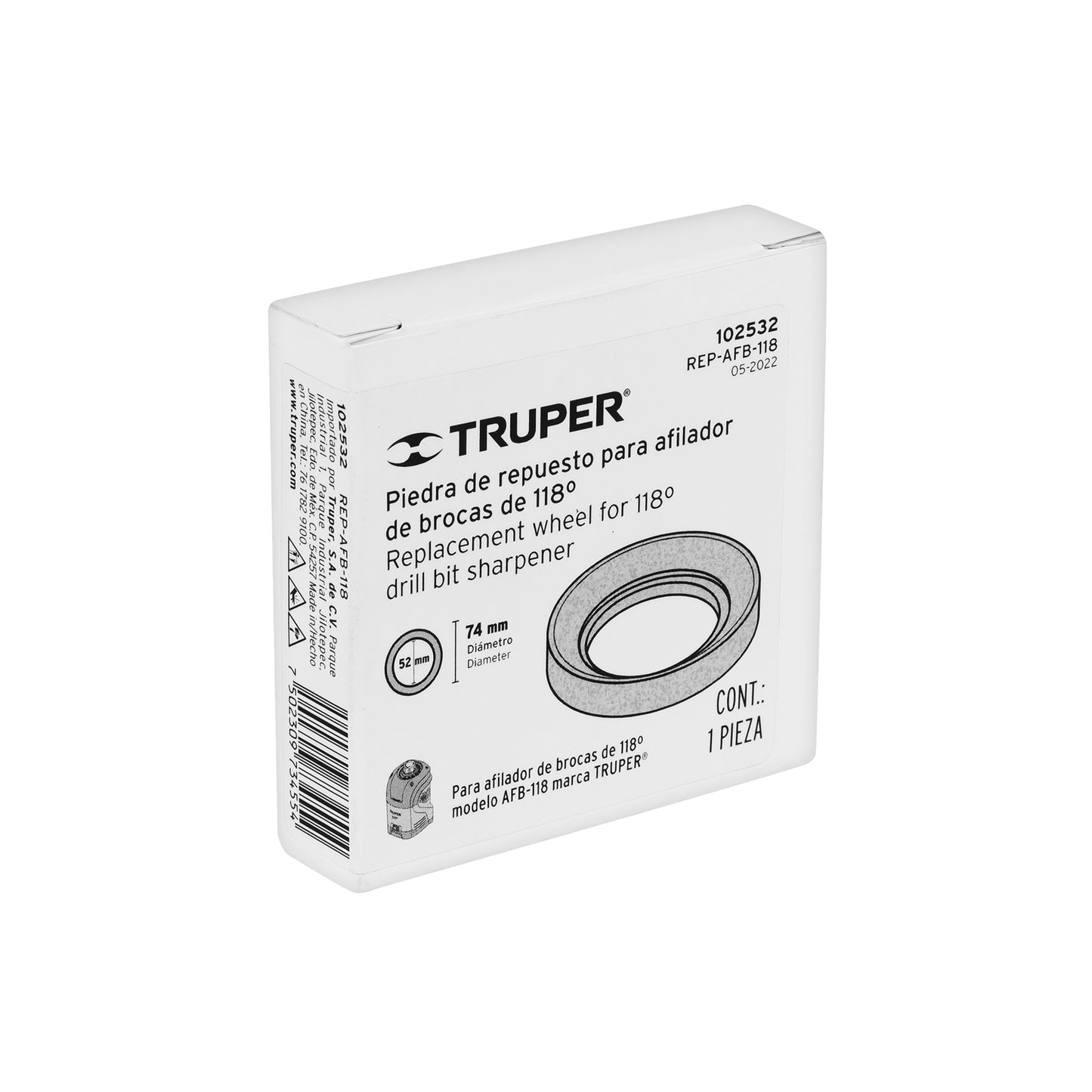 REPUESTOS PARA AFILADOR BROCAS PIEDRA TRUPER