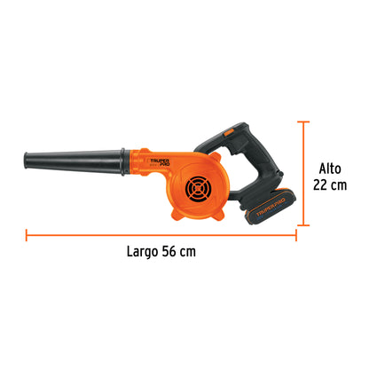 SOPLADORA INALAMBRICA 20V CON 1 BATERIA TRUPER PRO