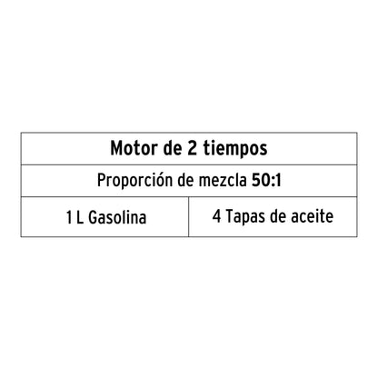 SOPLADORA Y ASPIRADORA GASOLINA MOTOR 26CC 1HP TRUPER