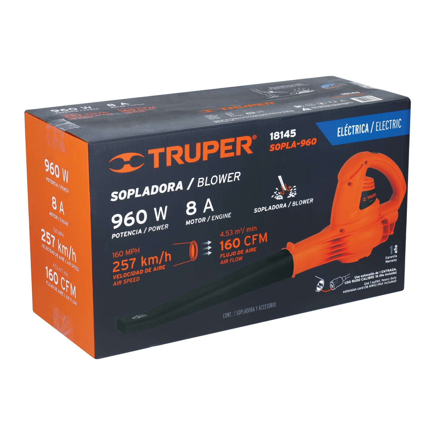 SOPLADORA ELECTRICA 960W TRUPER