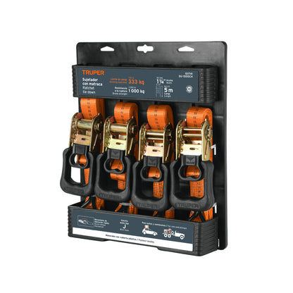 FAJA TRUPER PARA SUJETAR CARGA 1000KG CARGA/MAX 4PCS