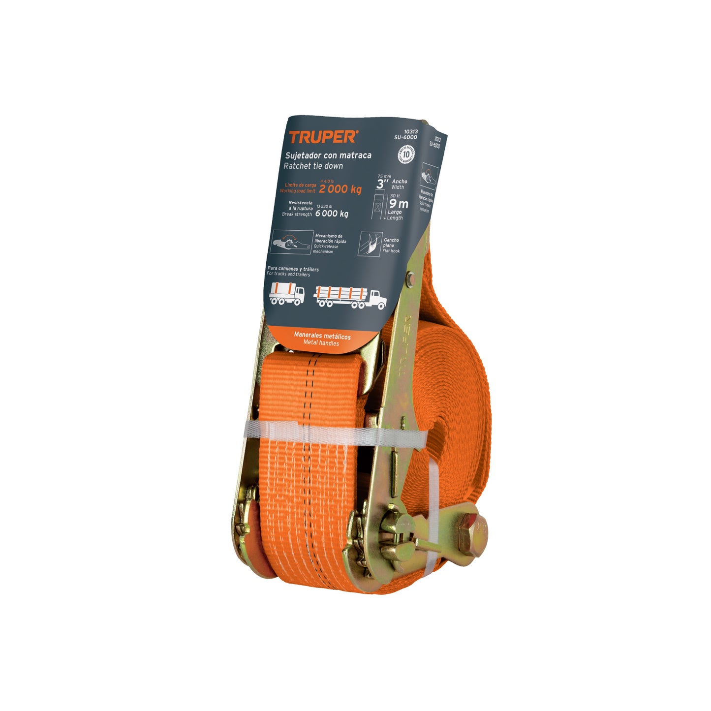 FAJA TRUPER PARA SUJETAR CARGA 5400KGS CARGA/MAX