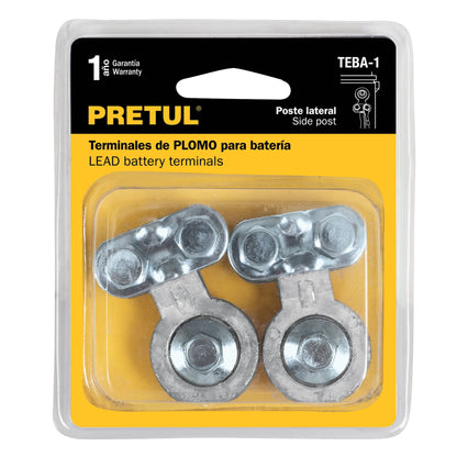 TERMINAL BATERIA PARA POSTE LATER DE PLOMO PRETUL 2PCS