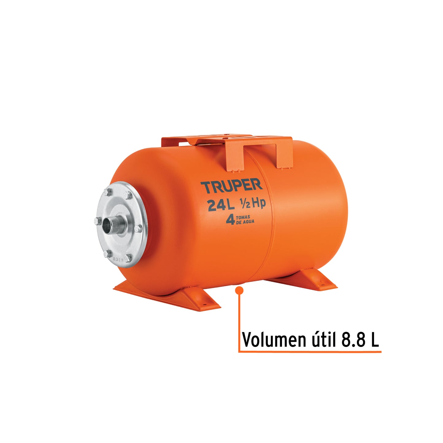 TANQUE PARA BOMBA HIDRONEUMATICA TRUPER 24-LTS