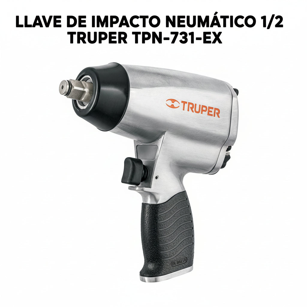 LLAVE DE IMPACTO NEUMATICO 1/2 TRUPER TPN-731-EX
