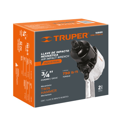 LLAVE DE IMPACTO NEUMATICO 3/4 TRUPER