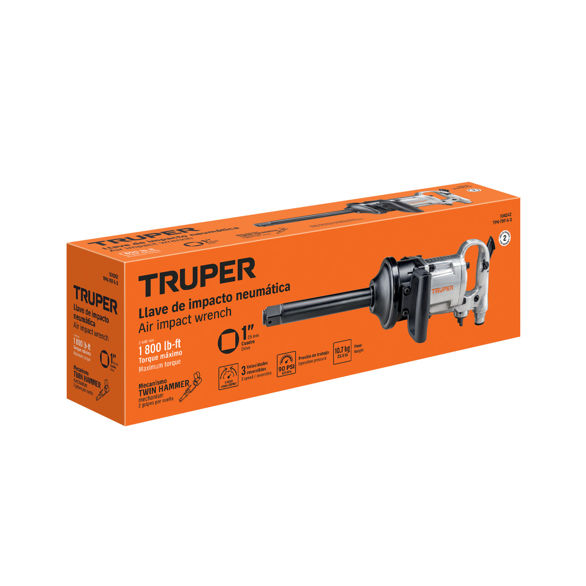 LLAVE DE IMPACTO NEUMAT 1 TRUPER INDUSTRIAL