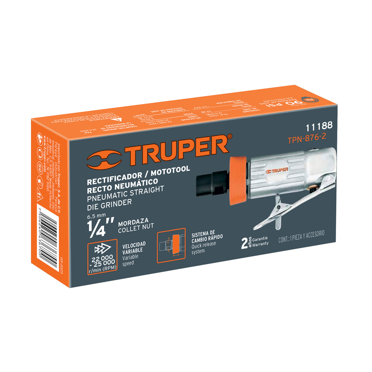 PULIDORA NEUMAT 1/4 TRUPER TPN-876