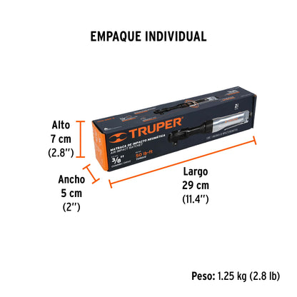 MANERAL CON RATCH 3/8" NEUMATICO TRUPER
