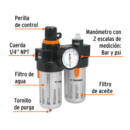 UNIDAD LIMPIEZA/LUBRICACION UNI-LL-1/4 TRUPER