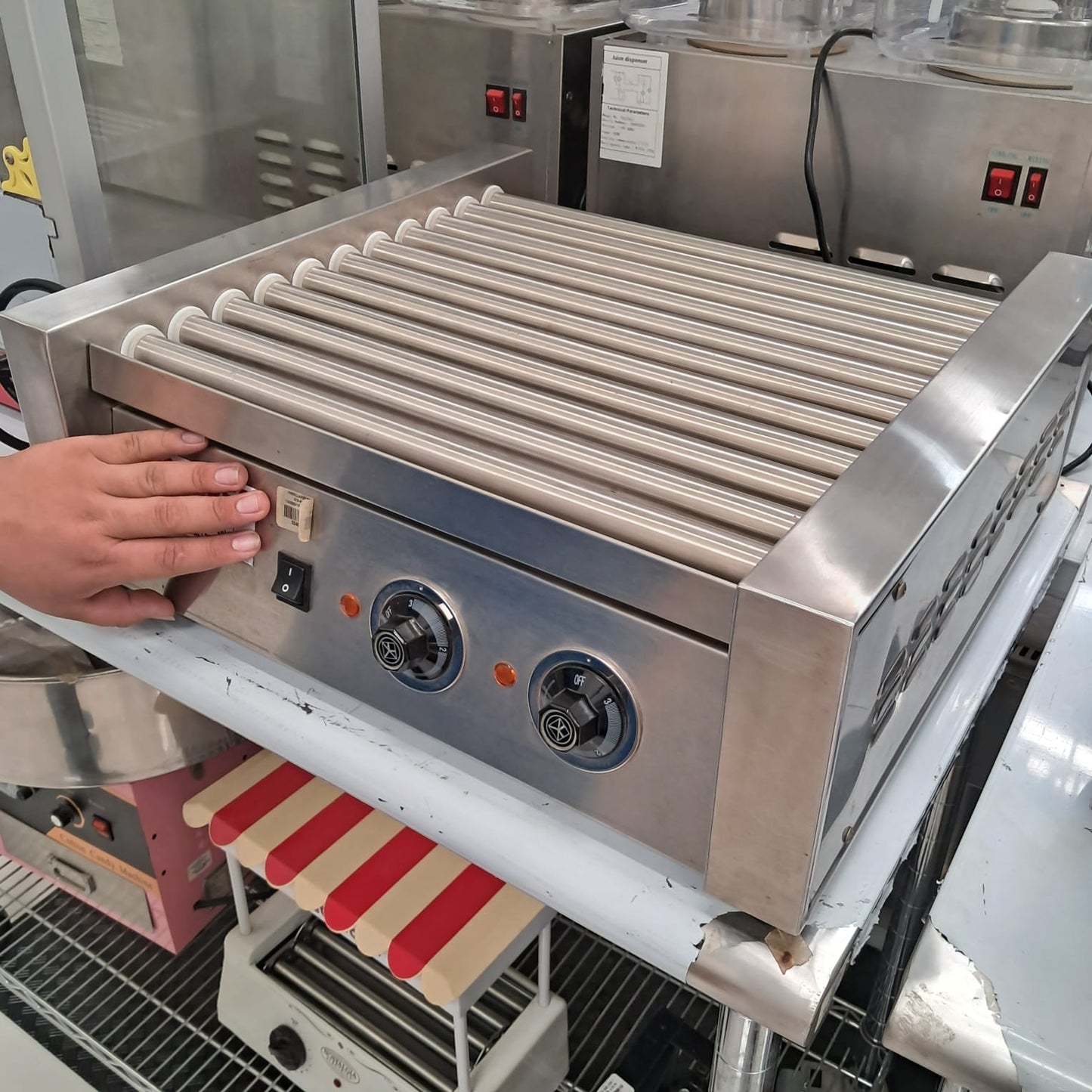 PARRILLA PARA HOTDOGS