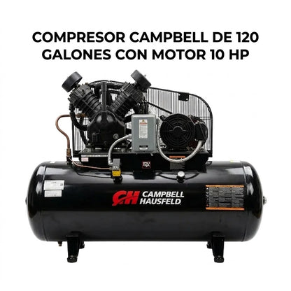 #358 COMPRESOR CAMPBELL DE 120 GALONES CON MOTOR 10 HP