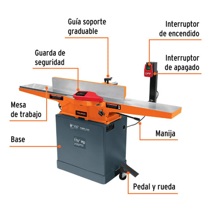 CANTEADORA TRUPER DE 8 PULGADAS