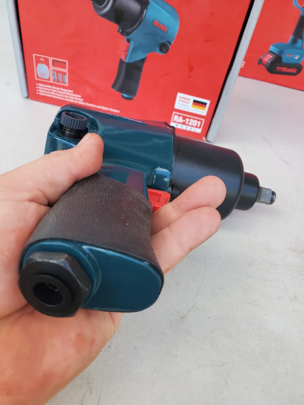 PISTOLA DE IMPACTO RONIX DE 1/2 (MEDIA) PULGADA