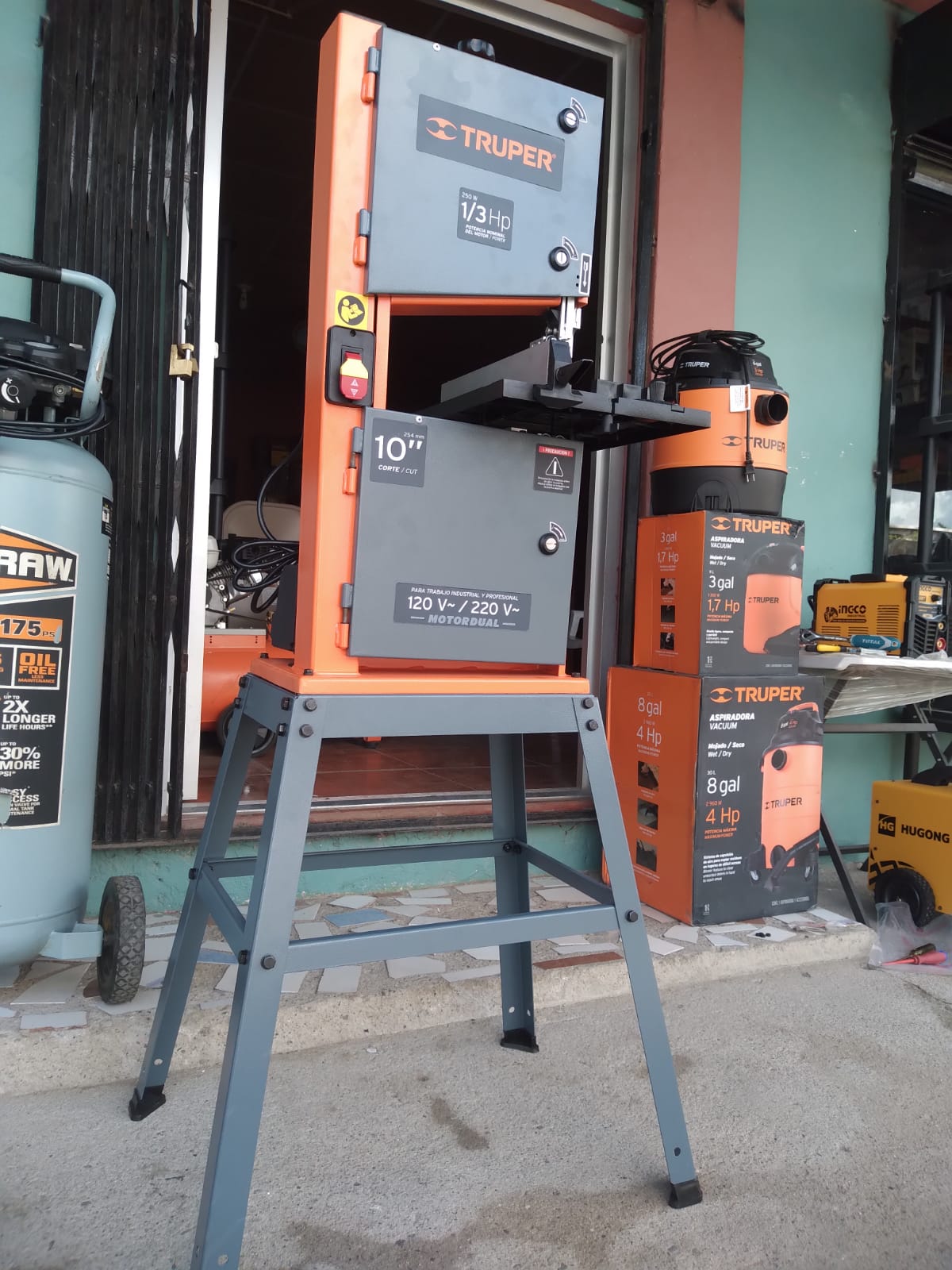SIERRA CINTA DE 10 PULGADAS DE 1/3 HP TRUPER