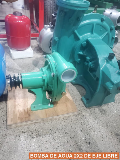 BOMBA DE AGUA 2X2 DE EJE LIBRE