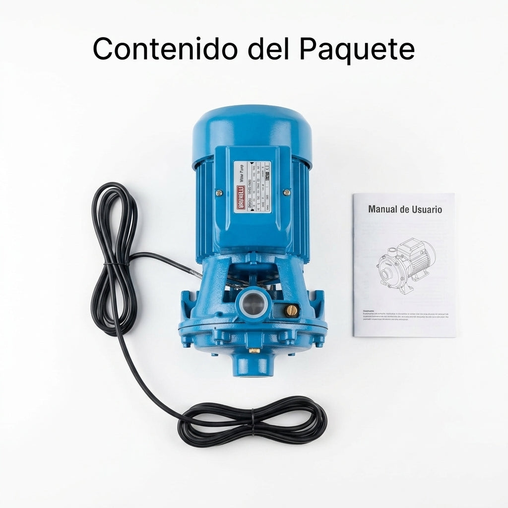 BOMBA DE AGUA BRUNELLI DE 2 HP DE 1.5 X 1 PULGADAS