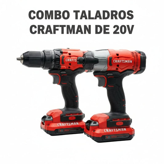 COMBO TALADROS CRAFTMAN DE 20V