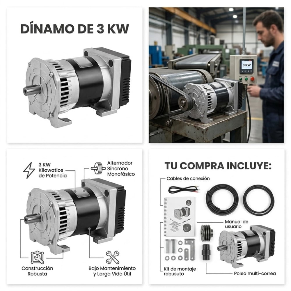 DINAMO DE 3 KW