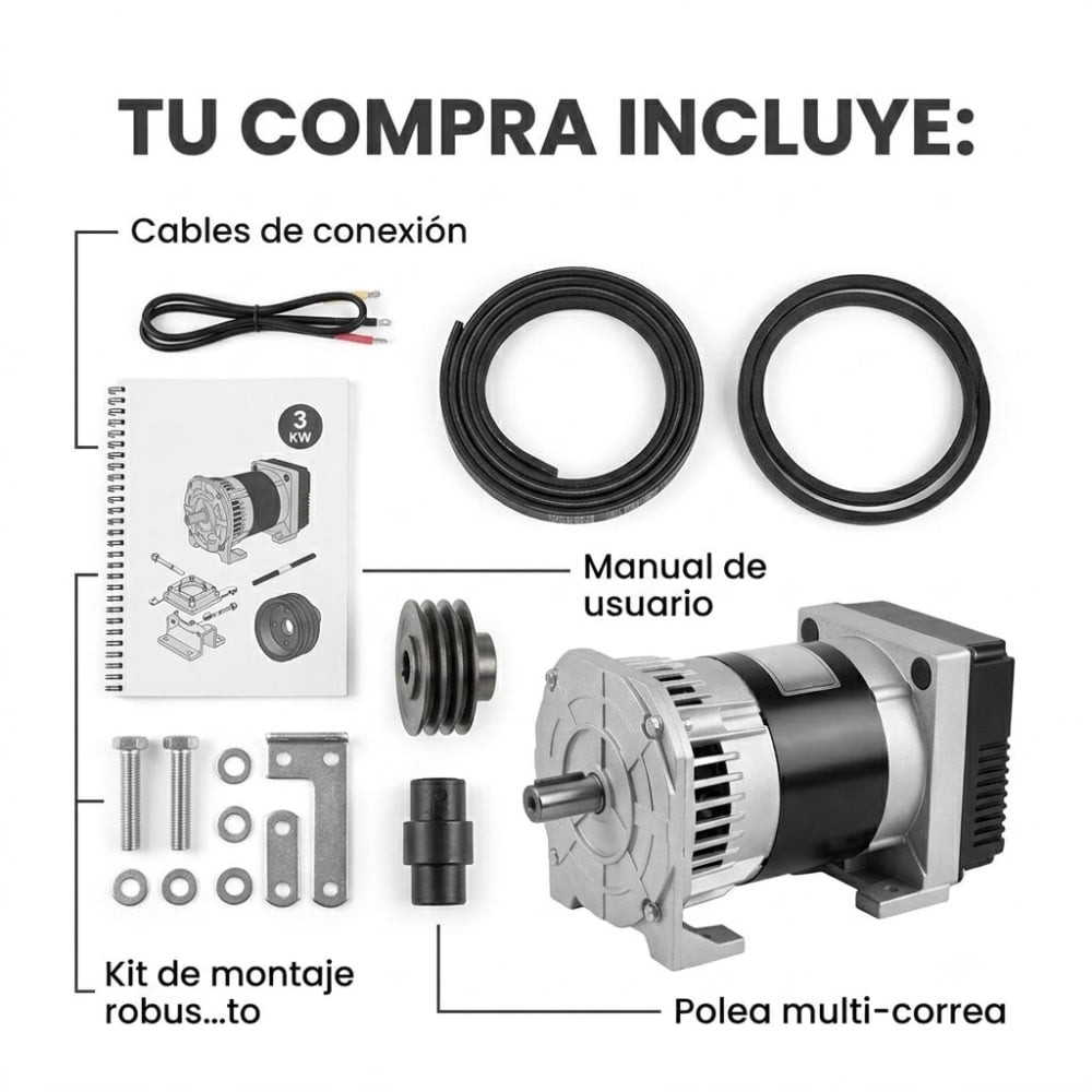 DINAMO DE 3 KW