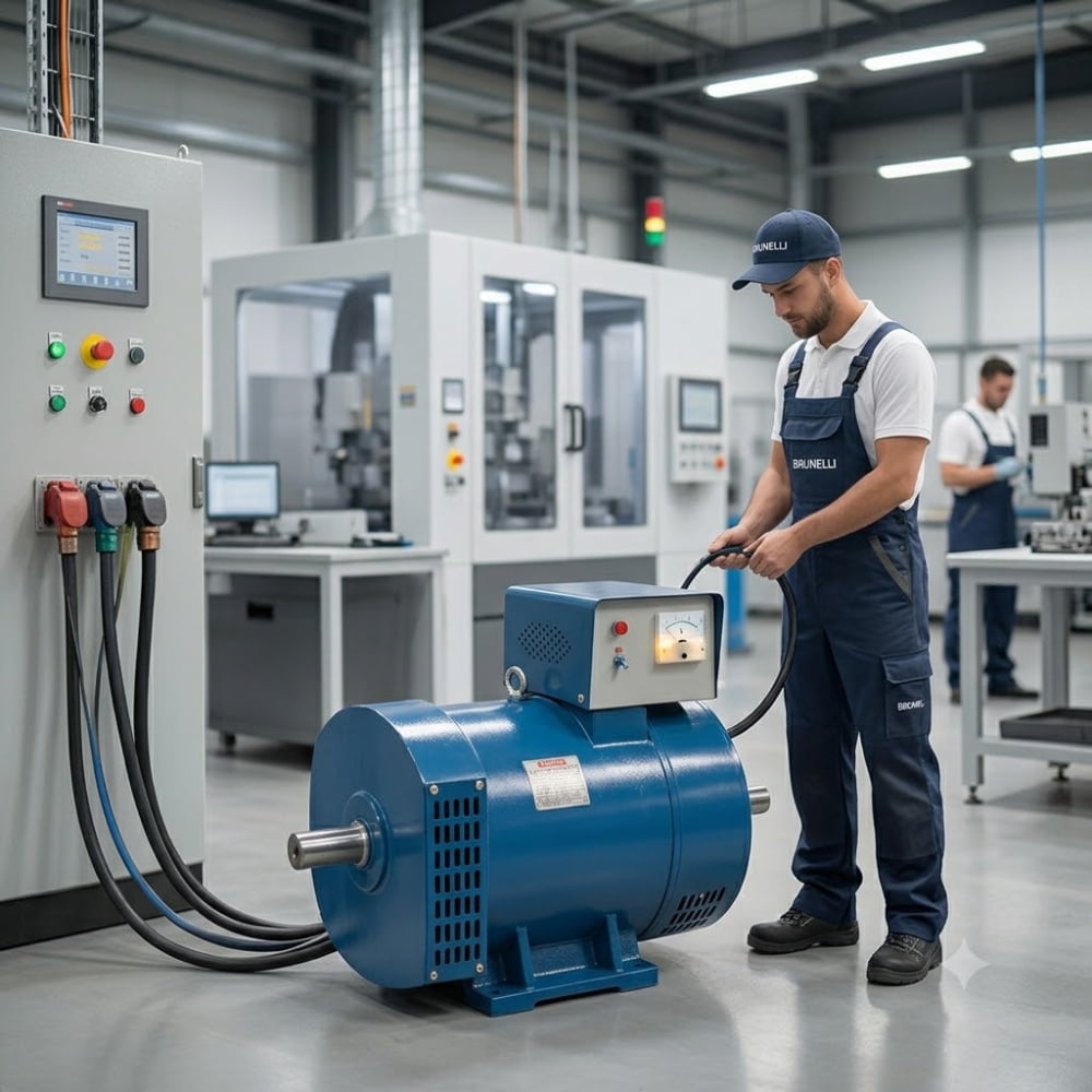 DINAMO INDUSTRIAL BRUNELLI DE 15 KVA