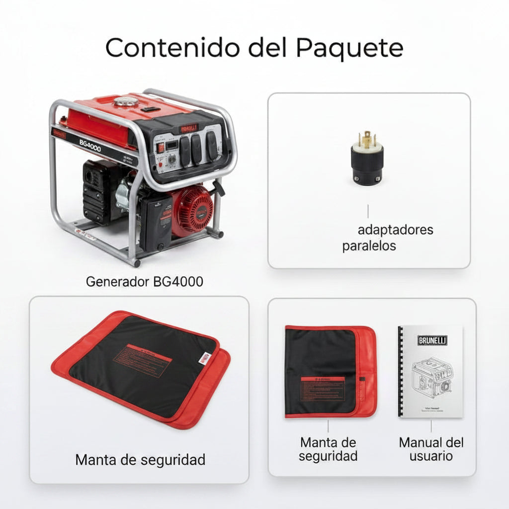 GENERADOR BRUNELLI 4,000 WATTS