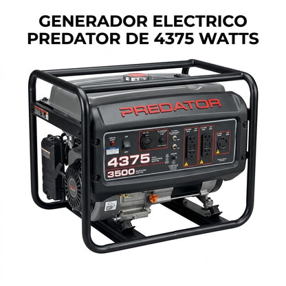 GENERADOR ELECTRICO PREDATOR DE 4375 WATTS