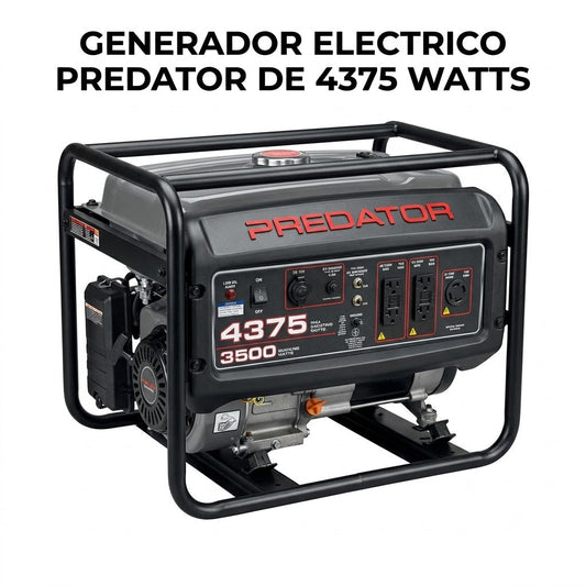 GENERADOR ELECTRICO PREDATOR DE 4375 WATTS