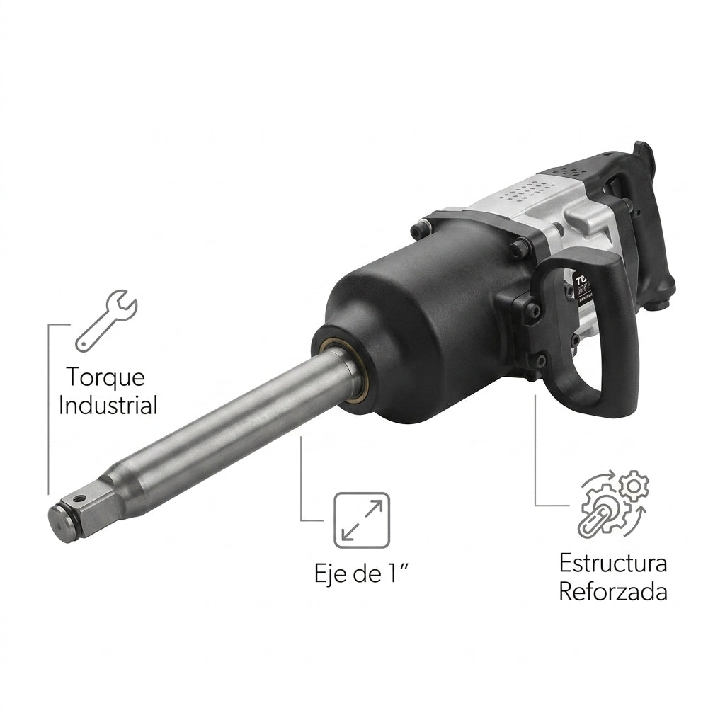 LLAVE DE IMPACTO DE 1 PULGADA