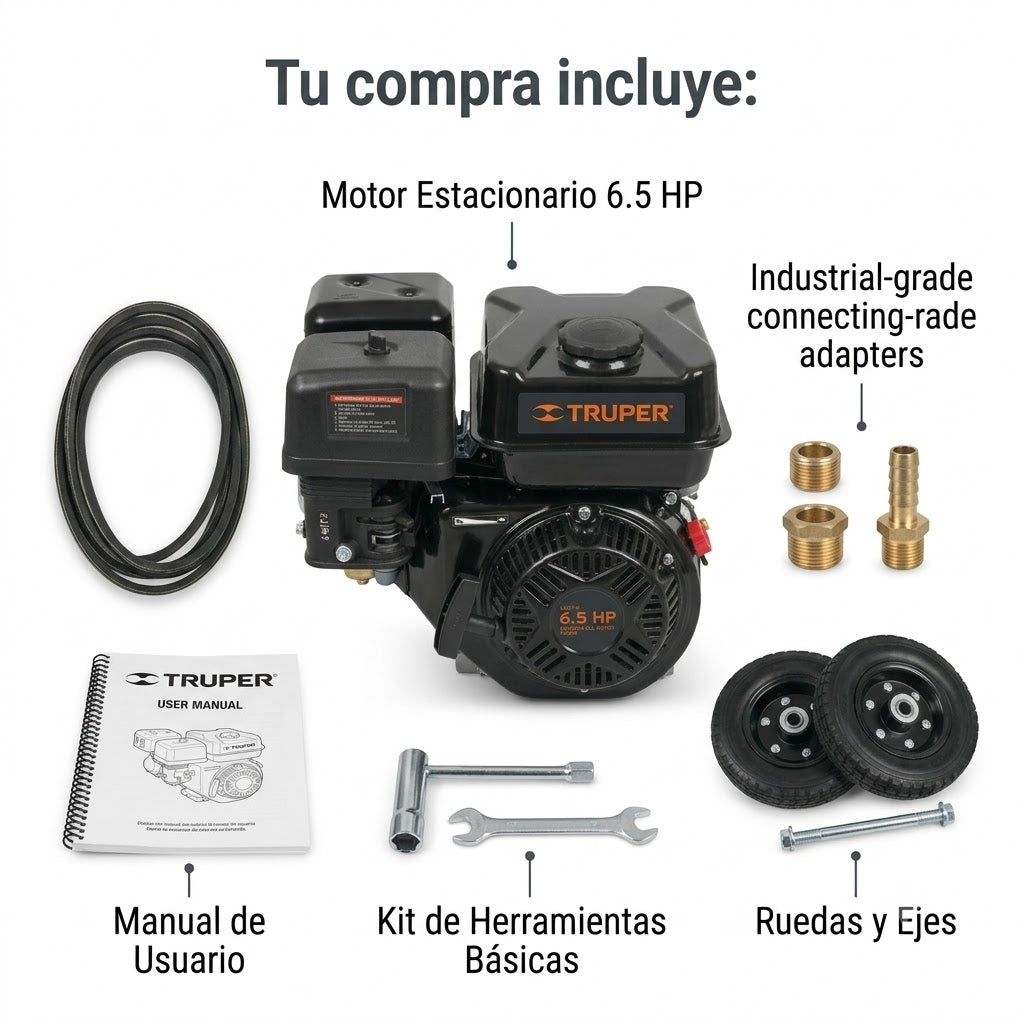 MOTOR ESTACIONARIO 6.5 HP TRUPER