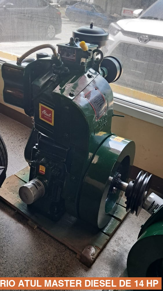 MOTOR ESTACIONARIO ATUL MASTER DIESEL DE 14 HP