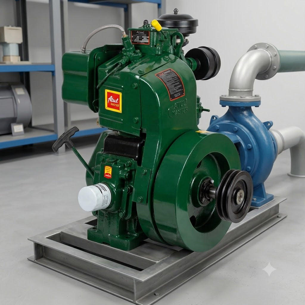 MOTOR ESTACIONARIO ATUL MASTER DIESEL DE 14 HP