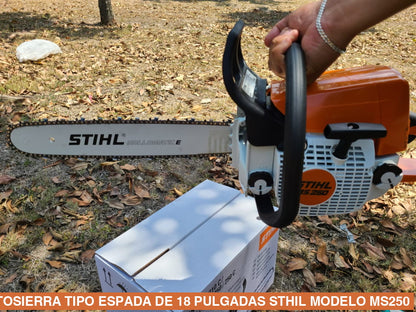MOTOSIERRA TIPO ESPADA DE 18 PULGADAS STHIL MODELO MS250