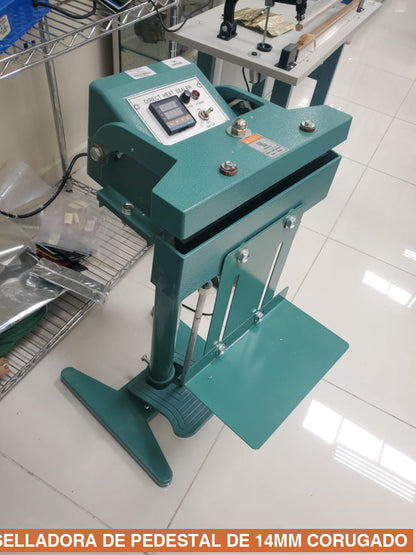 SELLADORA DE PEDESTAL DE 14MM CORUGADO