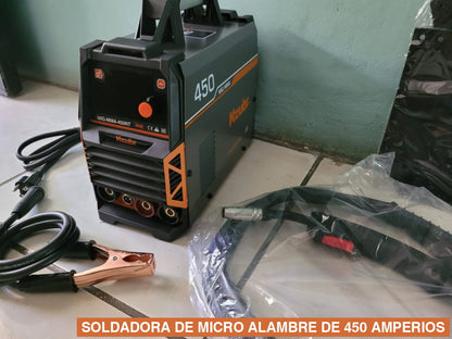 SOLDADORA DE MICRO ALAMBRE DE 450 AMPERIOS