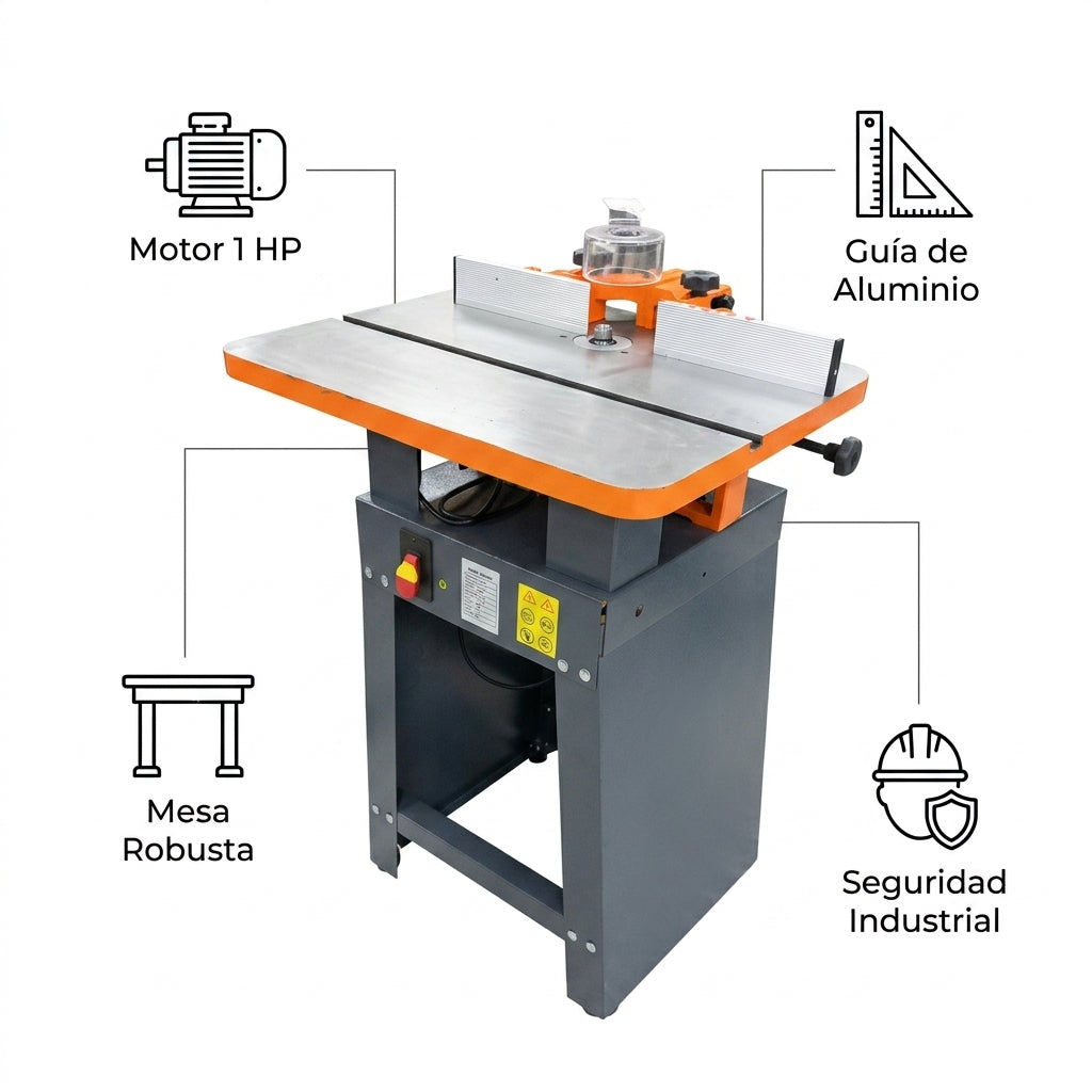 TROMPO DE PISO PARA MADERA DE 1 HP