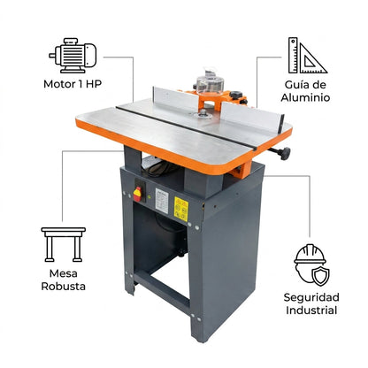 TROMPO DE PISO PARA MADERA DE 1 HP