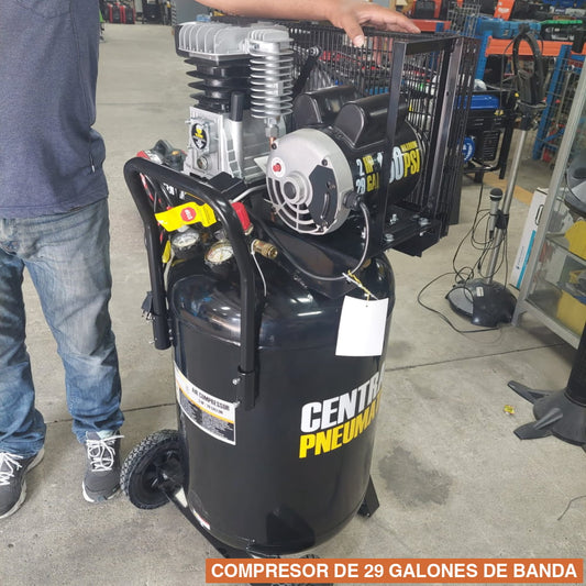 COMPRESOR DE 29 GALONES DE BANDA