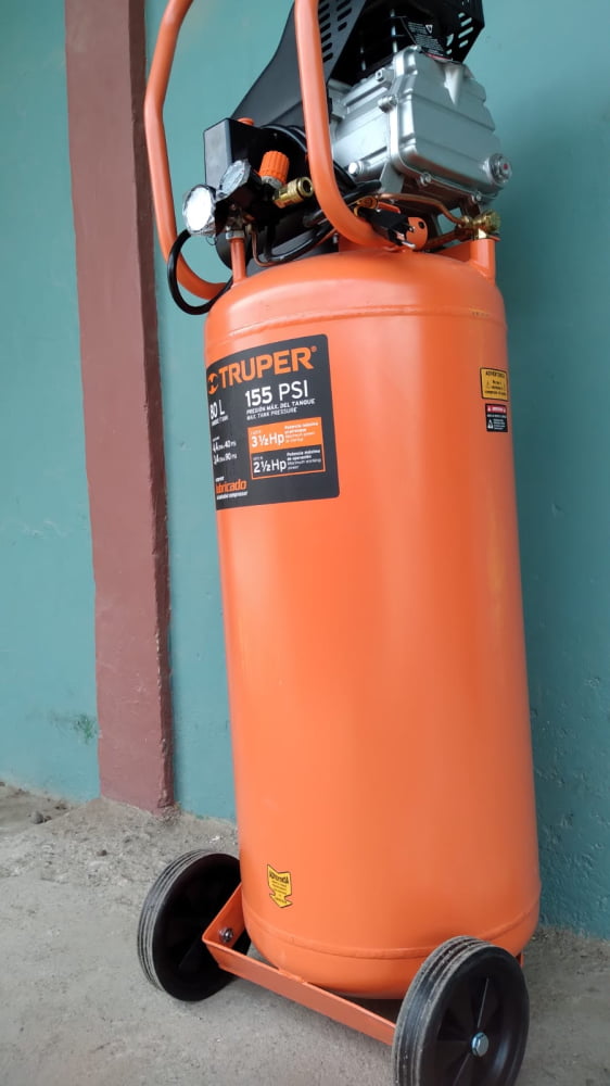 COMPRESOR DE 80 LITROS TRUPER 155PSI