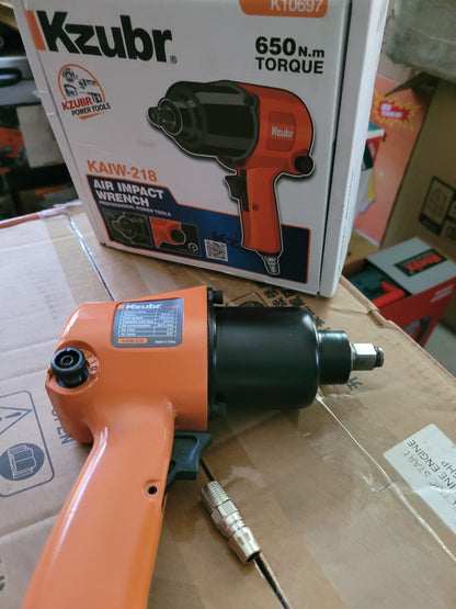 PISTOLA DE IMPACTO KZUBR DE 1/2 (MEDIA) PULGADA CON 650 DE TORQUE