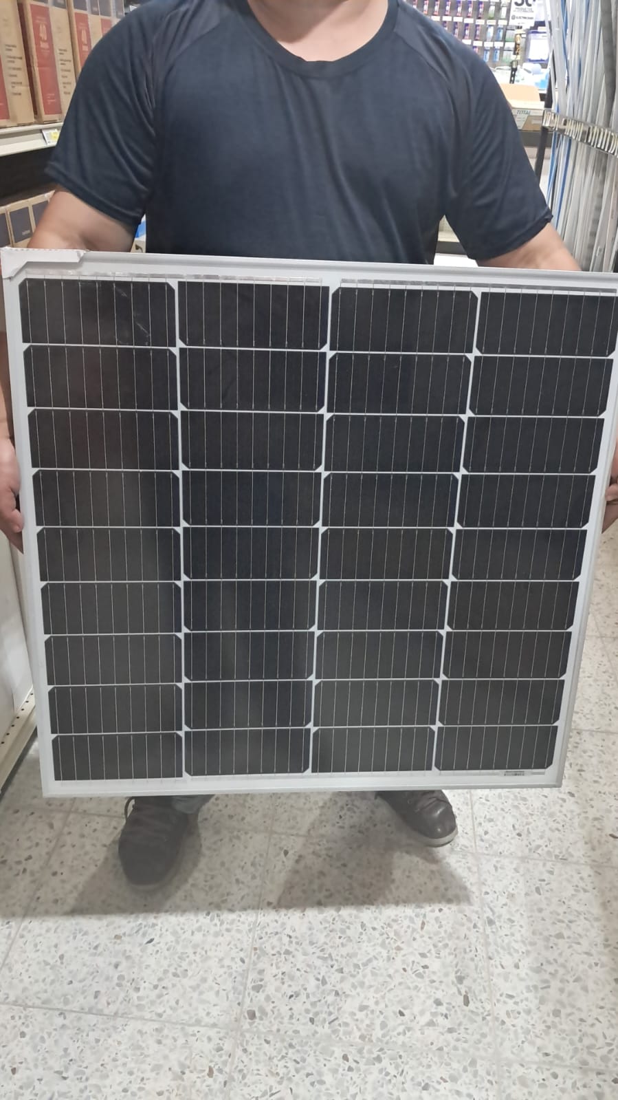 PANEL SOLAR MONOCRISTALINO DE 100 WATTS